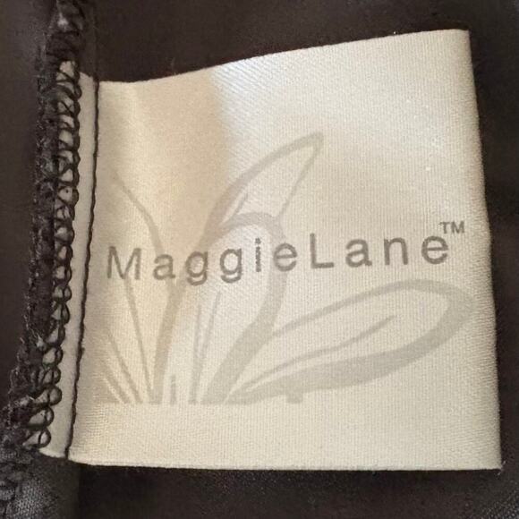 MAGGIE LANE Women's Mini Skort Black Sz12 Retro Academia Scholastic Golf Sporty - Picture 7 of 10
